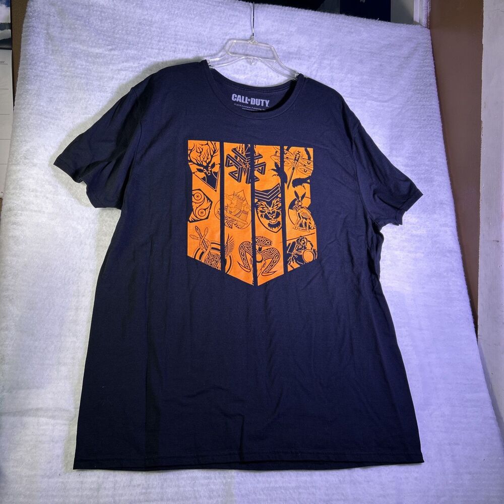 Call of Duty: Black Ops 4 Logo T-Shirt size xl Back Men’s Women’s Gaming Video
